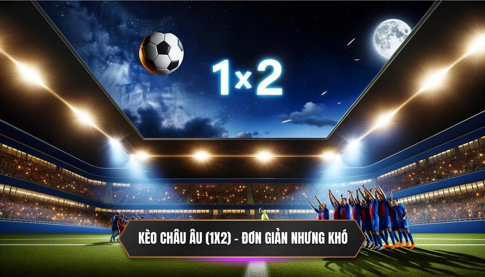 Kèo Châu Âu (1X2) – Đơn giản nhưng đầy thách thức